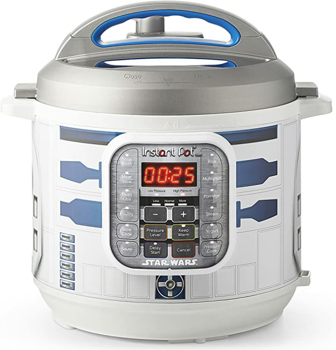Instant Pot Duo 60 (R2D2) Star Wars Elektrischer Schnellkochtopf, Multikocher in Edelstahl, 1000 W