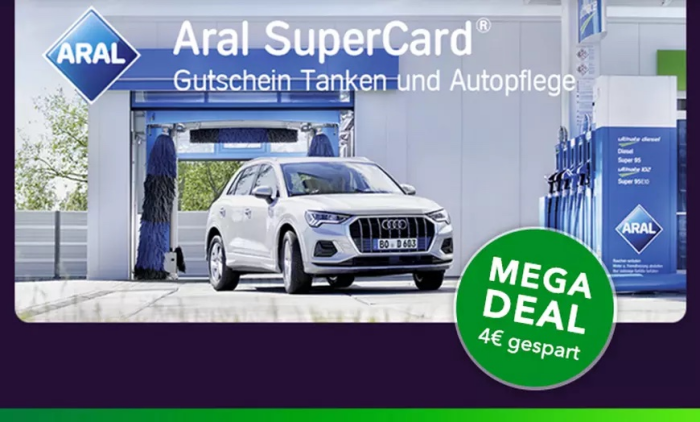 50 € Aral SuperCard „Automotive“ (inkl. Kartenversand)