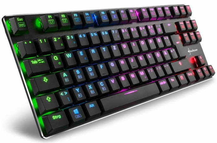 Sharkoon PureWriter RGB TKL Mechanische Low Profile-Tastatur