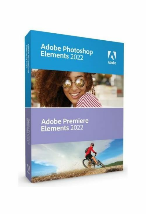 Adobe Photoshop Elements & Premiere Elements 2022 Software Vollversion (DVD) Win & Mac
