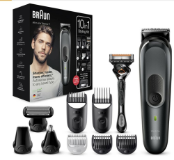 Braun Multi-Grooming-Kit 7, 10-in-1 Barttrimmer und Haarschneider