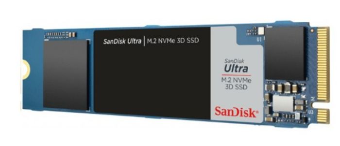 SANDISK Ultra 3D SSD Festplatte, 2 TB Interner Speicher PCI Express, intern