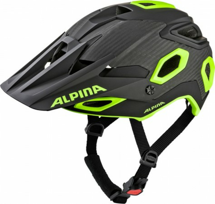 Alpina Kinder Erwachsene Radsport-Fahrrad-Helm ROOTAGE schwarz neon yellow