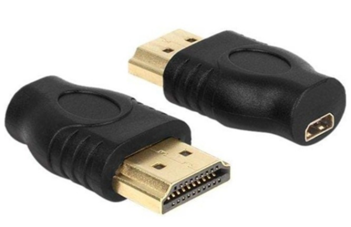 DeLOCK HDMI adapter HDMI-Adapter, HDMI (M) bis mikro HDMI (W)