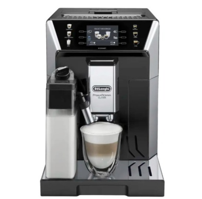 DeLonghi Kaffeevollautomat PrimaDonna Class Evo, ECAM550.65.SB, mit Milchsystem, 19 bar, 2 Liter