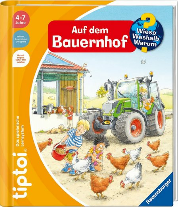 Ravensburger Spiel, tiptoi® Starter-Set: Stift und Bauernhof-Buch, Made in Europe, FSC® - schützt Wald