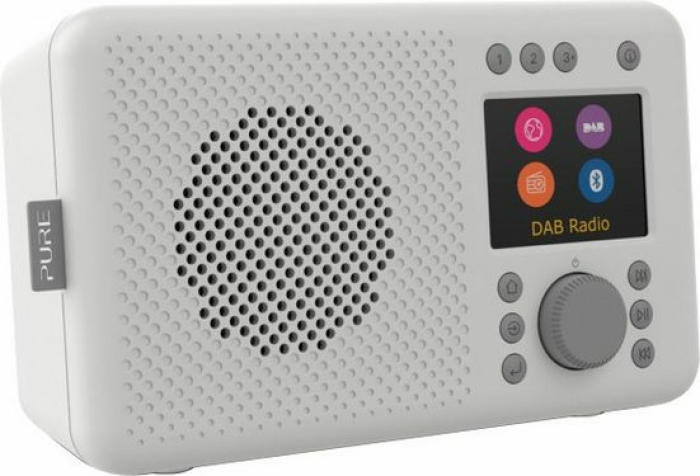 Pure Elan Connect, Stone Grey EU/UK/AU Kompaktes Internetradio mit DAB und Bluetooth. Digitalradio (DAB)