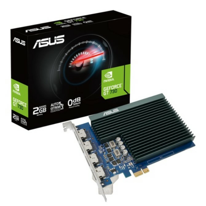 ASUS GeForce GT 730, GT730-4H-SL-2GD5, 2GB GDDR5, 4x HDMI, Grafikkarte