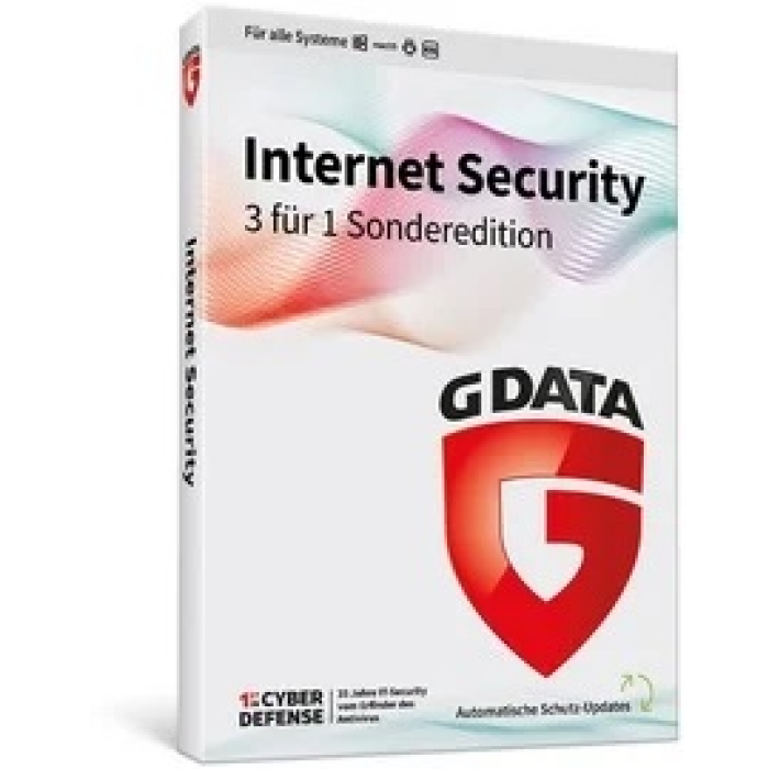 G Data Internet Security 2022 - 3 für 1 - 1 Jahr