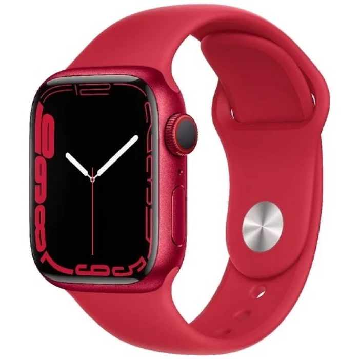 Apple Watch Series 7 GPS + Cellular 41 mm Aluminiumgehäuse RED Sportarmband RED