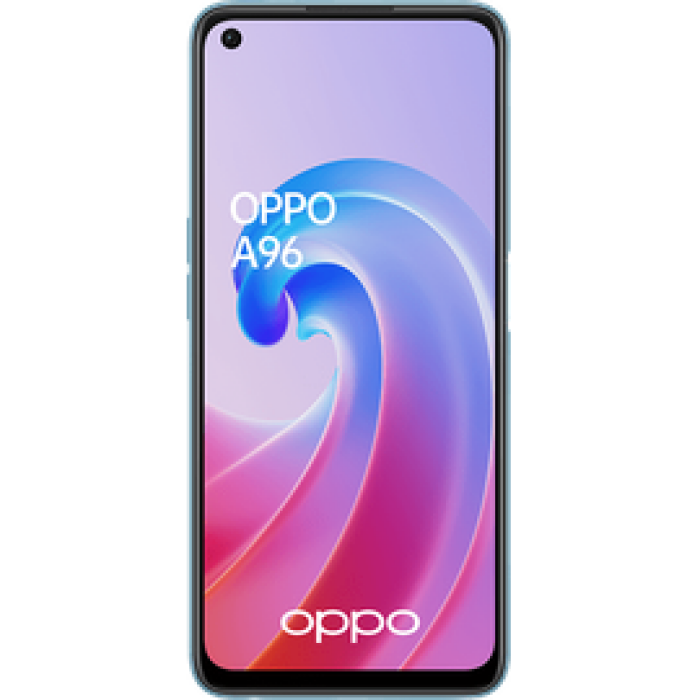 OPPO A96 Smartphone, 128 GB, sunset blue