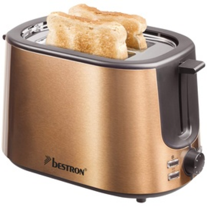 Bestron Toaster mit 2 Röstkammern
