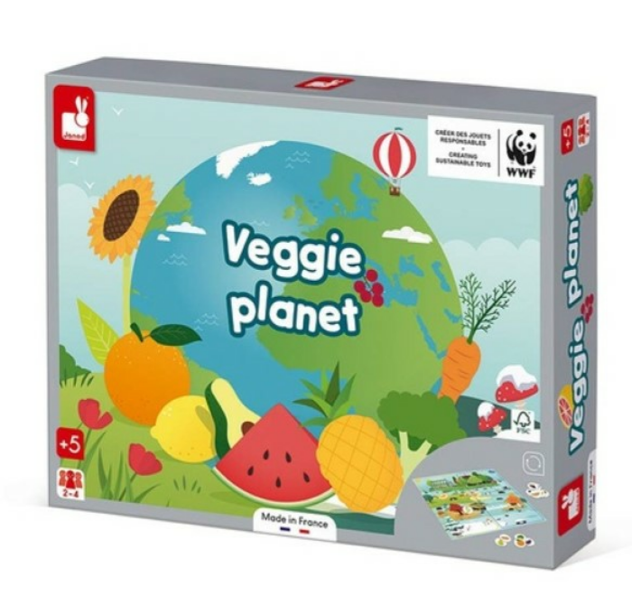 Janod-WWF Geschwindigkeitsspiel "Jahreszeiten Obst & Gemüse"