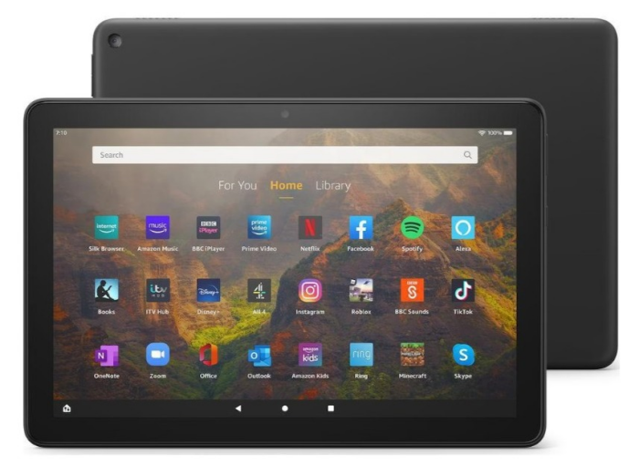Amazon Fire HD 10 32GB 10,1 Zoll IPS 1080p microSD FireOS schwarz Tablet schwarz