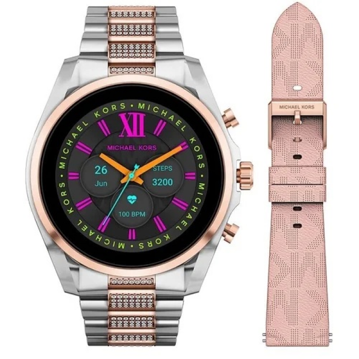 MICHAEL KORS Damen Touchscreen-Smartwatch "Gen 6 Bradshaw MKT5137", mit Wechselarmband