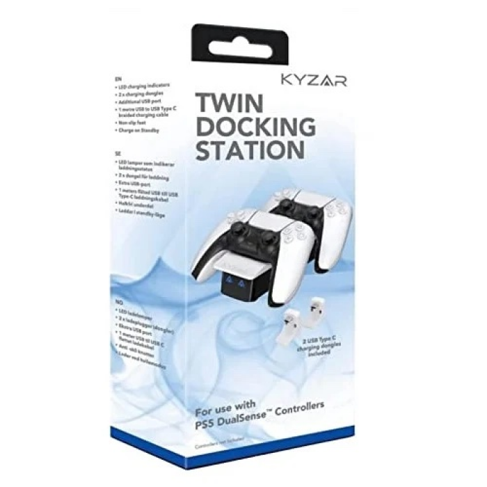 Kyzar Twin Docking Station for PS5 - Prime