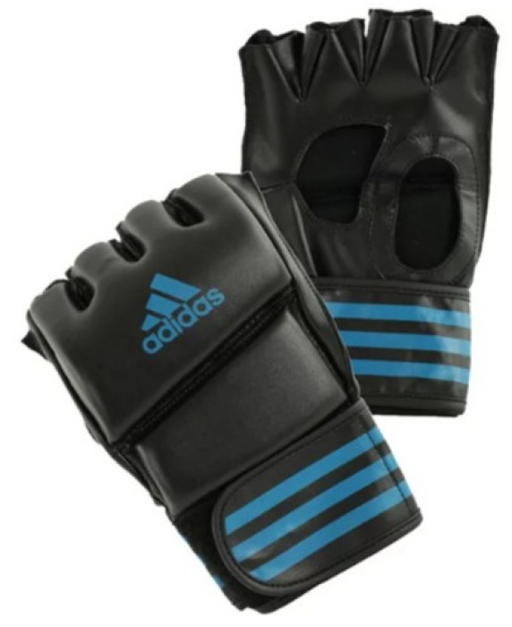 adidas Grappling Training Boxhandschuhe schwarz/blau XL