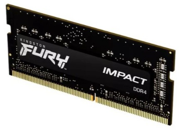 Kingston FURY Impact - DDR4 - Modul - 16 GB - SO DIMM 260-PIN - 2666 MHz / PC4-21300 - CL16 - 1.2 V - ungepuffert - non-ECC - Schwarz (KF426S16IB/16)