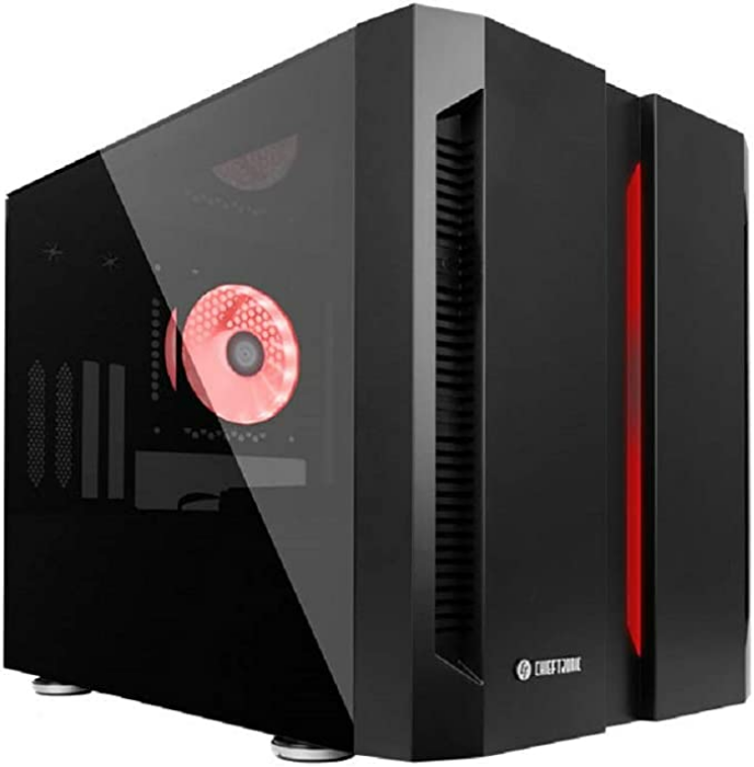 Chieftec CHIEFTRONIC Cube M1 GM-01B-OP ohne Netzteil (RGB/Tempered Glas)