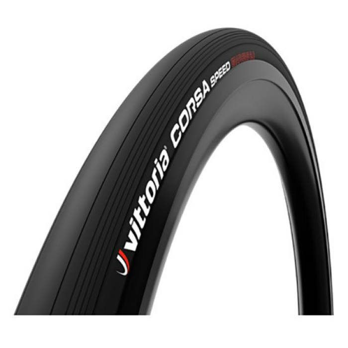 Vittoria Unisex-Reifen Corsa Speed TLR Full Black, 700x23c