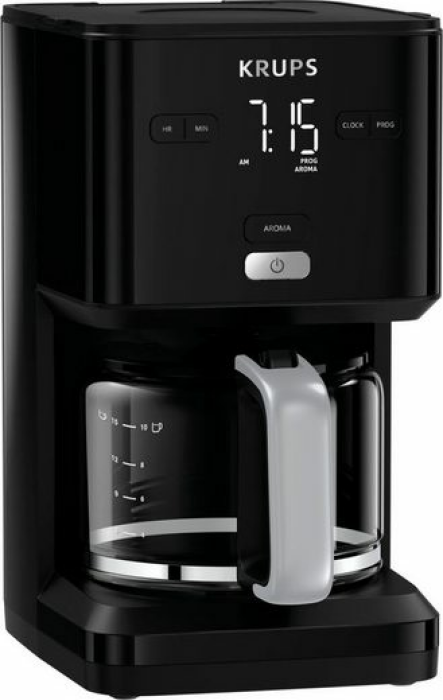 Krups KM6008 Smart'n Light Filterkaffeemaschine | intuitives Display | 1,25 L Fassungsvermögen für bis zu 15 Tassen Kaffee