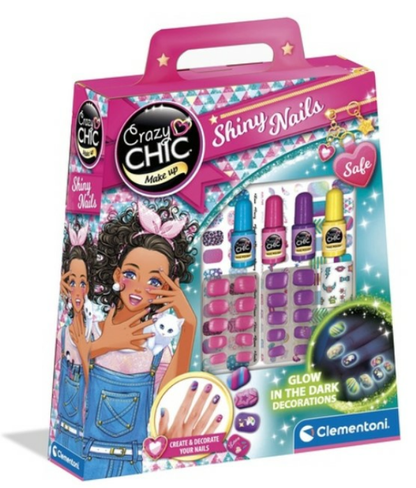 Clementoni Kreativset »Crazy Chic - Fluoreszierend Nägel«
