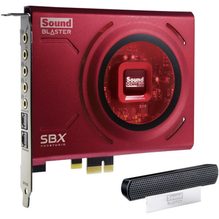 Creative Sound Blaster Z Interne Soundkarte (PCI-Express, leistungsstarker Kopfhörerverstärker, Mikrofon mit Beamforming)