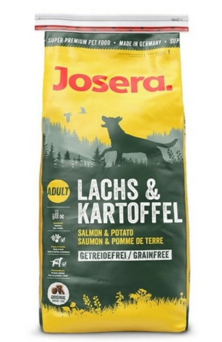 JOSERA Lachs & Kartoffel (5 x 900 g) | getreidefreies Hundefutter (Prime)