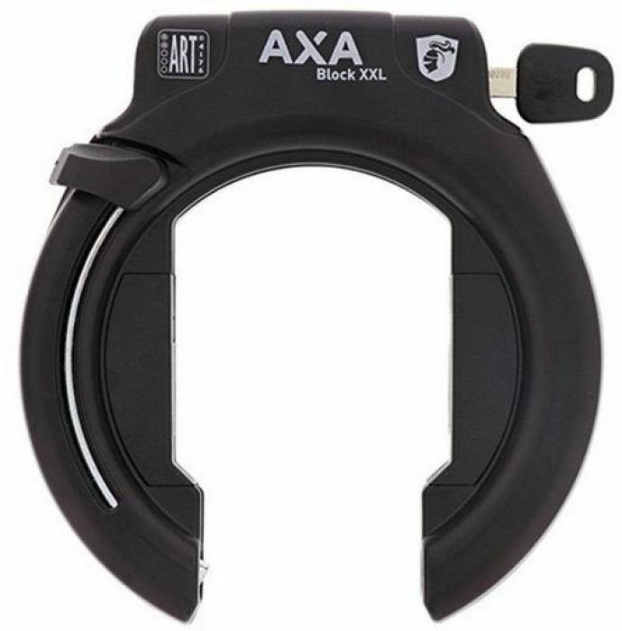 AXA Unisex – Erwachsene Rahmenschloss-2231014000 Rahmenschloss, schwarz, One Size