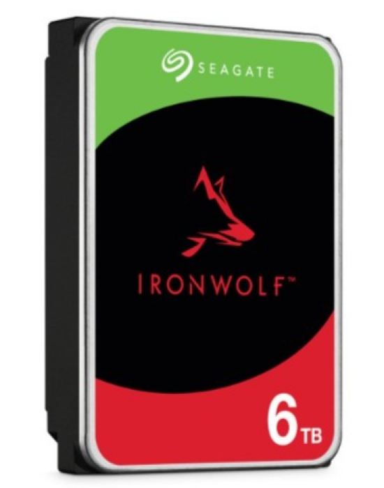 SEAGATE IronWolf Festplatte Bulk, 6 TB HDD SATA Gbps, 3,5 Zoll, intern