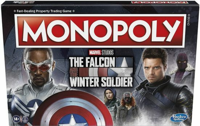 Hasbro Spiel, Monopoly - The Falcon and the Winter Soldier - Marvel Studios - englische Edition bunt