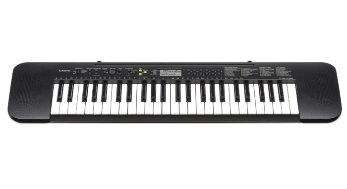 CASIO Keyboard CTK-240, übersichtliches LC-Display schwarz