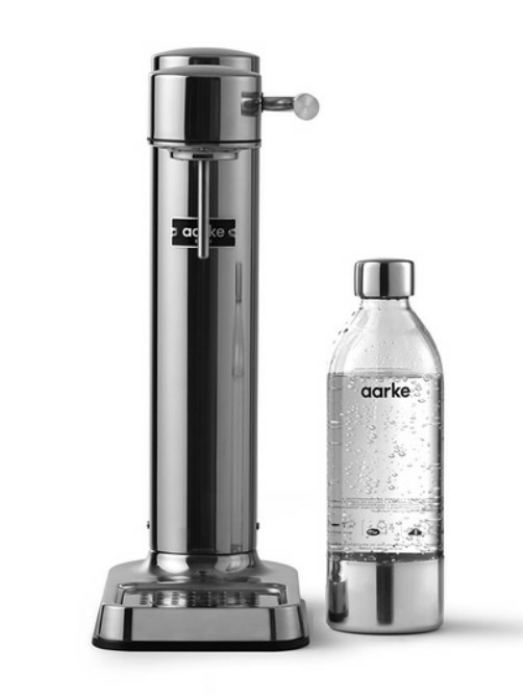 Aarke Carbonator 3 Wassersprudler steel + PET-Flasche