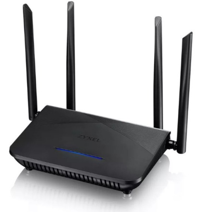 Zyxel NBG7510 - Wireless Router - 3-Port-Switch - GigE - 802,11a/b/g/n/ac/ax - Dual-Band (NBG7510-EU0101F)