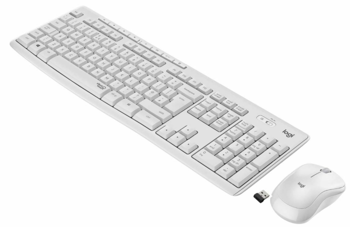 Logitech MK295 kabelloses Tastatur-Maus-Set mit SilentTouch-Technologie