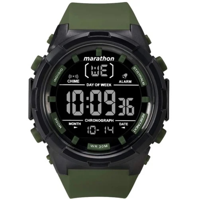Timex Herren Digital Uhr mit Harz Armband TW5M22200