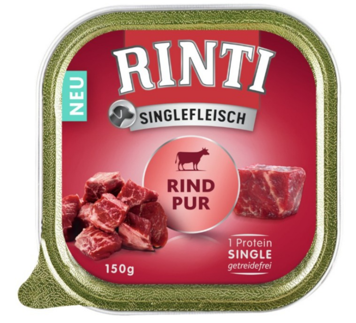 Sparpaket RINTI Singlefleisch Huhn Pur 20 x 150g Hundenassfutter