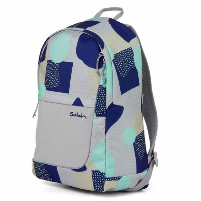 Satch Daypack Fly Rucksack 45 cm Laptopfach grey blue turquoise