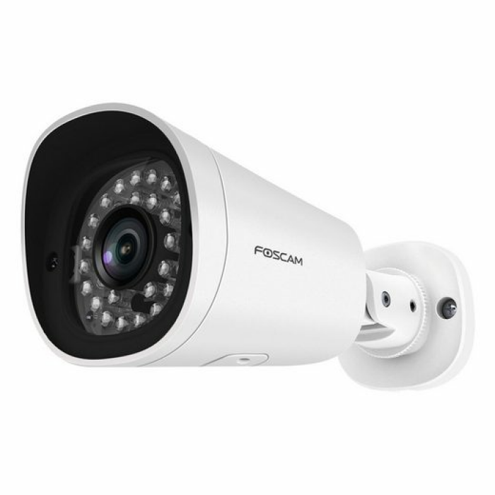 Foscam G2EP 2 MP Full HD PoE IP Überwachungskamera (Weiß) Nachtsicht Netzwerkkamera Micro SD-Kartenspeicher, Wetterschutz IP66, kompatibel mit Alexa,