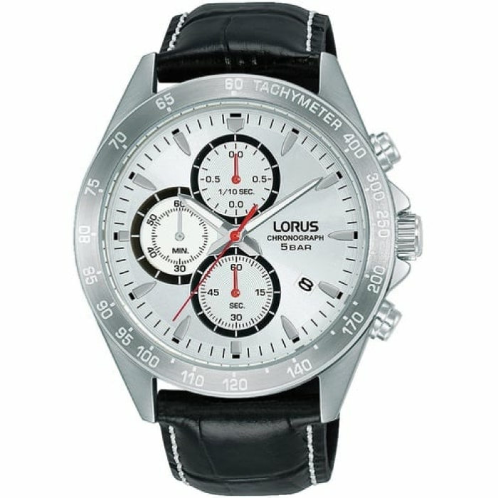 Lorus Herren Analog Quarz Uhr mit Leder Armband RM371GX9