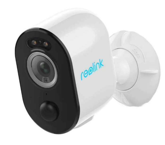 Reolink Argus 3 Pro akkubetriebene 2K 4MP Super HD Dualband WLAN Überwachungskamera mit Flutlicht, inkl. 64 GB Speicherkarte