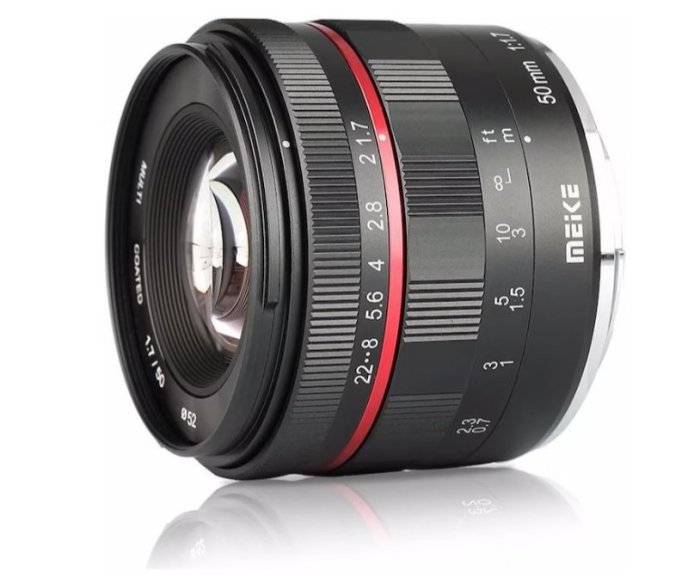 Meike Optics MK 50mm f1.7 Objektiv manueller Fokus für Canon