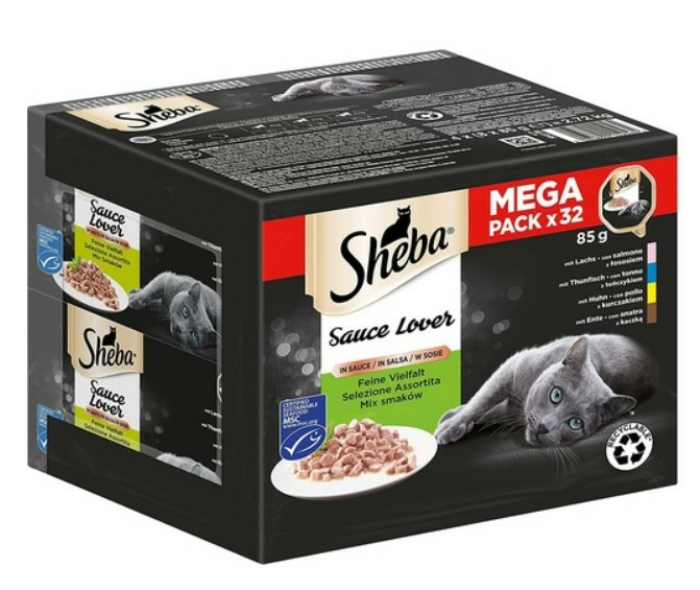 Sheba - Sauce Lover Multipack 32 x 85 g