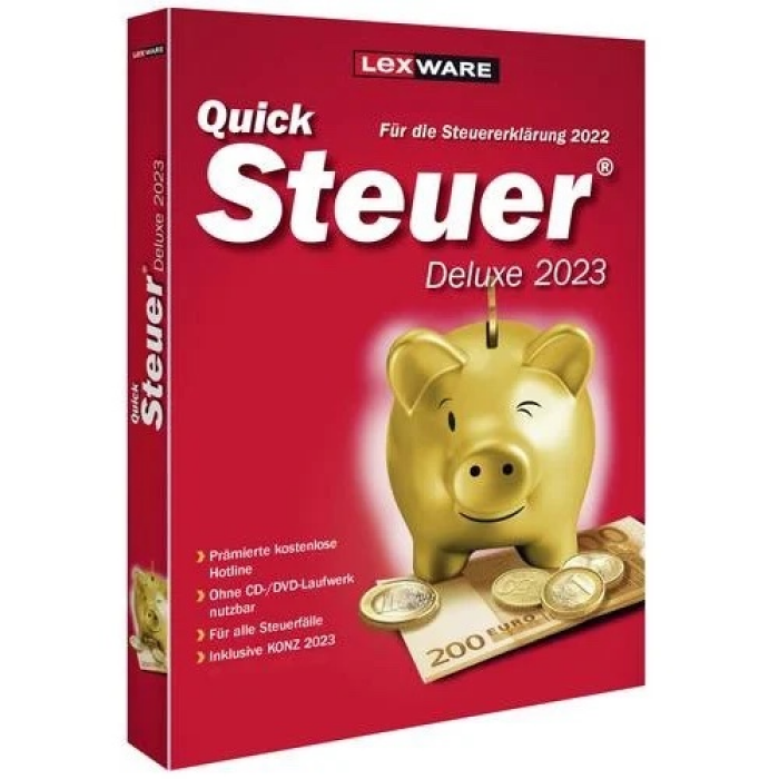 Lexware QuickSteuer Deluxe 2023 Jahreslizenz