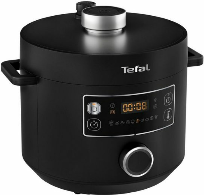 Tefal CY7548 Turbo Cuisine Multikocher | elektrischer Schnellkochtopf | 5L Kapazität | 10 Kochprogramme | patentierte Kochschüssel