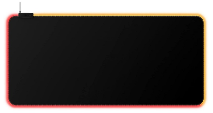 HyperX Pulsefire Mat – RGB-Mauspad, XL, RGB-Beleuchtung, rollbare Textiloberfläche, interner Speicher, Touch-Sensor-Profilumschaltung, rutschfeste Gummiunterseite, HyperX NGENUITY Software