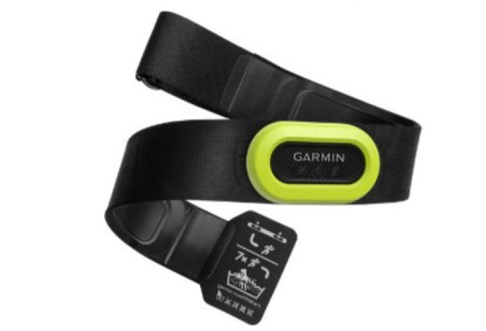 Garmin HRM Pro – Premium Herzfrequenz-Brustgurt für die Aufzeichnung + Speicherung von Herzfrequenzdaten/Laufeffizienzwerten