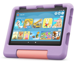 BLACK FRIDAY Amazon Fire HD 8 Kids-Tablet, 8-Zoll-HD-Display, 32GB (2022) für Kinder von 3 bis 7 Jahre, 2 Jahre Sorglos-Garantie, kindgerechte Hülle, Violett