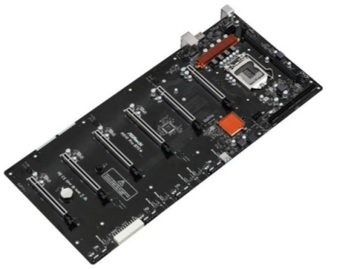 ASRock H510 Pro BTC+ - Motherboard - LGA1200-Sockel - H510 Chipsatz - USB 3,2 Gen 1 - Gigabit LAN - Onboard-Grafik (CPU erforderlich) (90-MXBGL0-A0UAYZ)