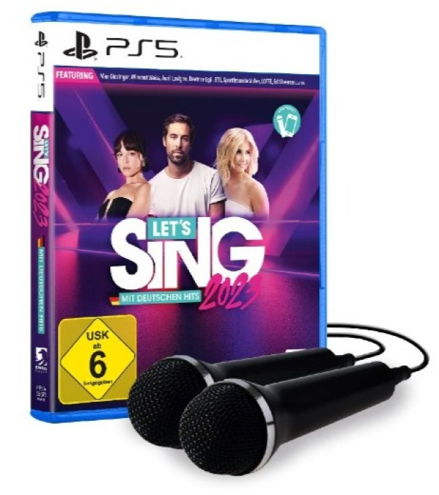 Let's Sing 2023 German Version [+ 2 Mics] (PlayStation PS5)